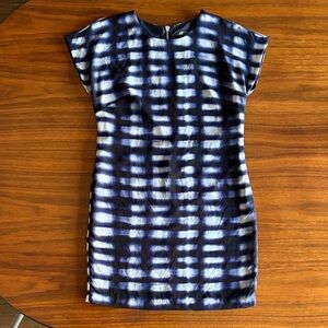 COOL Graphic Armani Exchange Navy and White Mini Dress